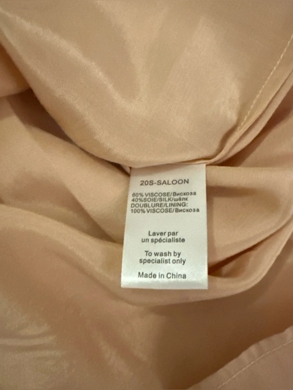 Mes Demoiselles Paris Saloon Maxi Skirt in Rose, FR36/US 4